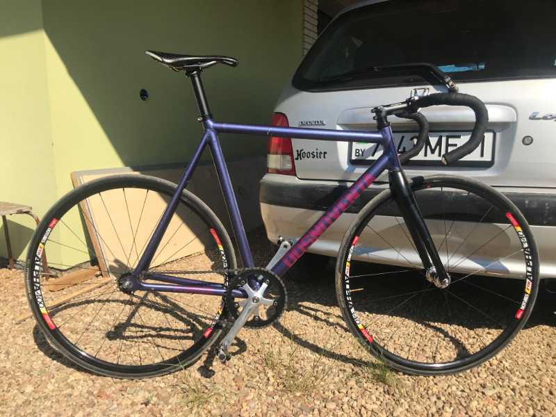 Трековый велосипед Mielec 56cm + eliteshape/ztr 340(400)