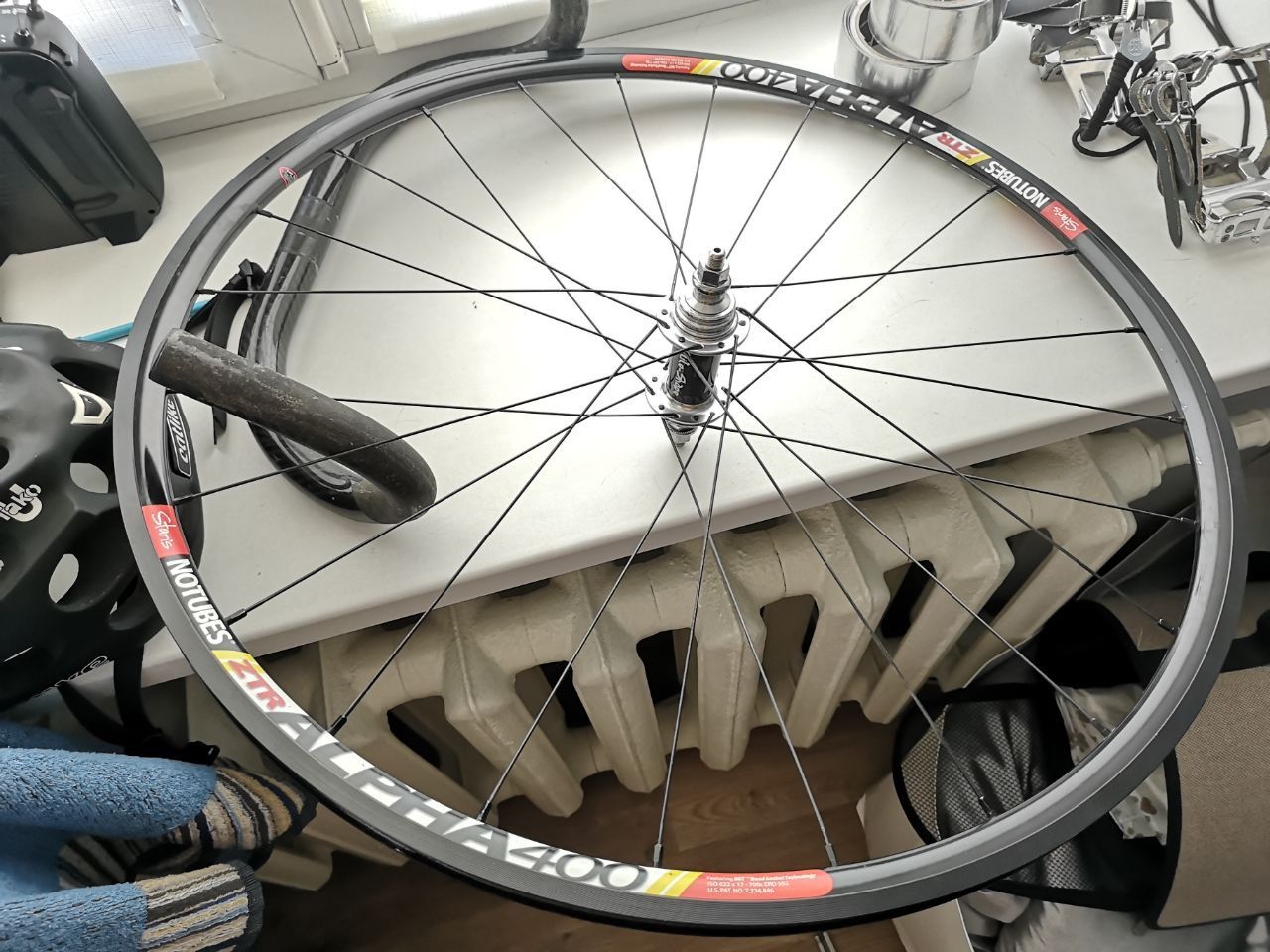 Трековый велосипед Mielec 56cm + eliteshape/ztr 340(400)