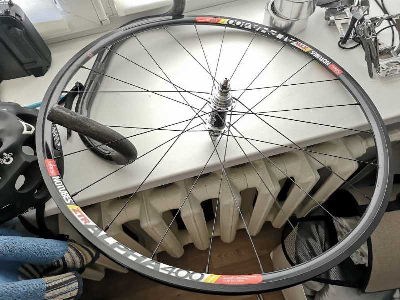Трековый велосипед Mielec 56cm + eliteshape/ztr 340(400)