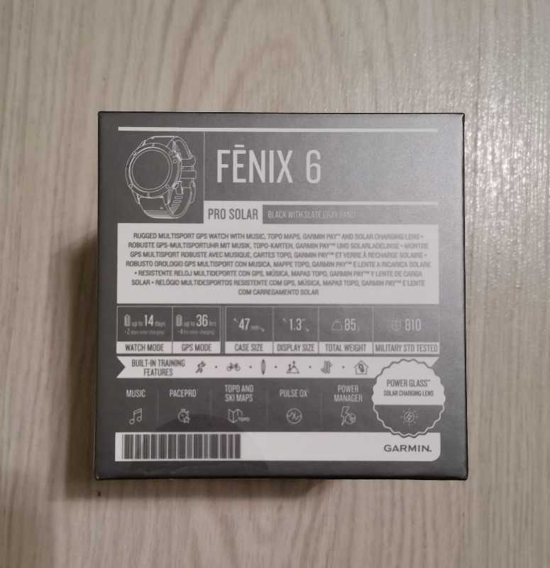 Garmin fenix 6 pro solar