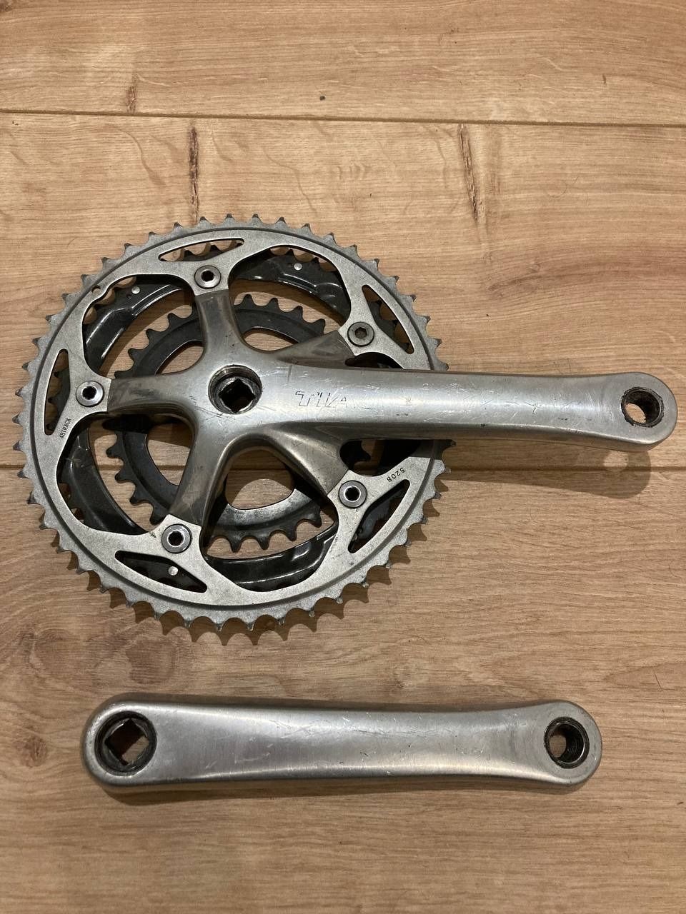 Новые переклюки Ultegra, Б/у переклюк tiagra, шатуны, педали, цепь