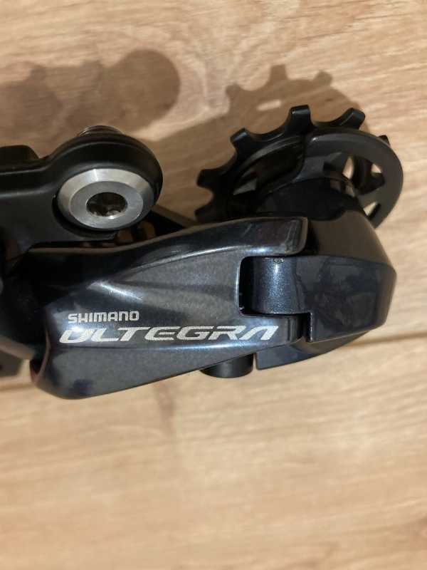 Новые переклюки Ultegra, Б/у переклюк tiagra, шатуны, педали, цепь