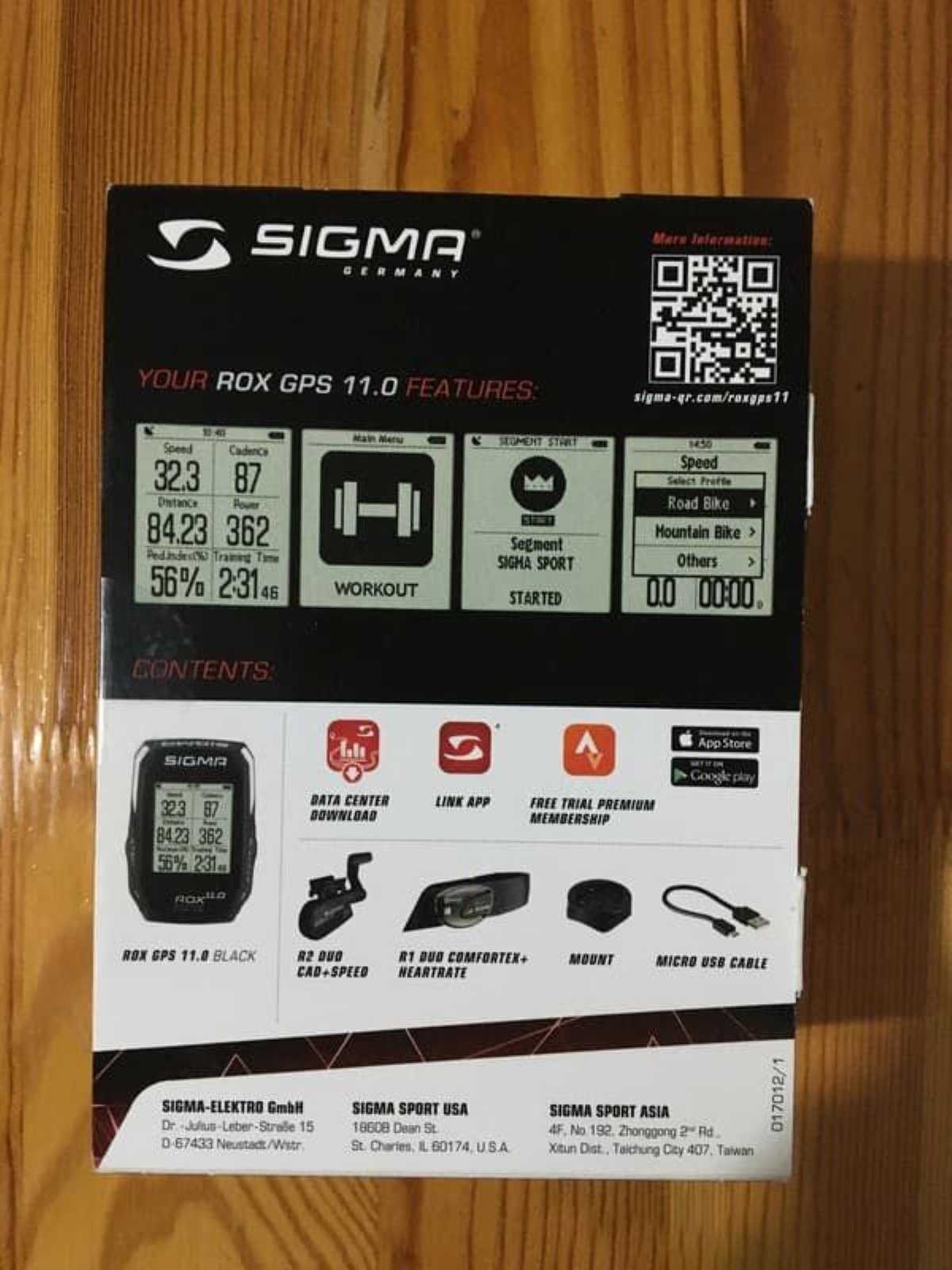 Sigma GPS Rox 11