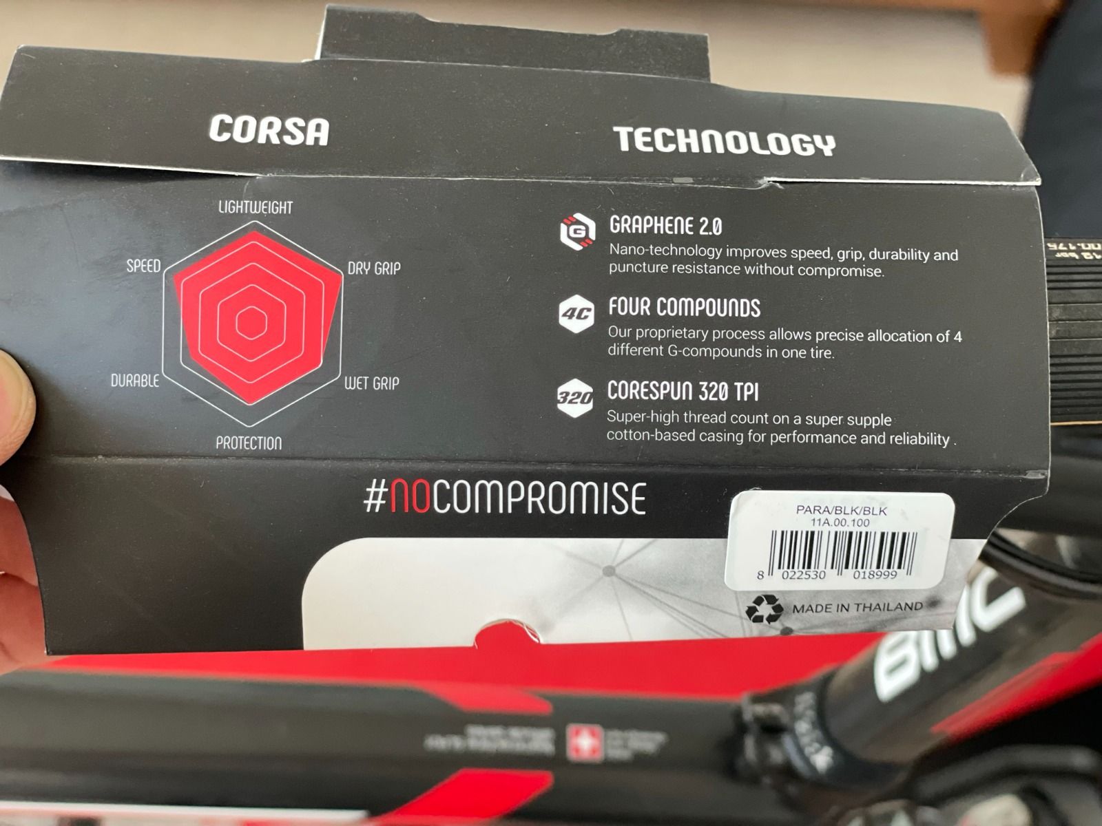 Профессиональная трубка Vittoria Corsa Graphene 2.0 Tubular  25mm