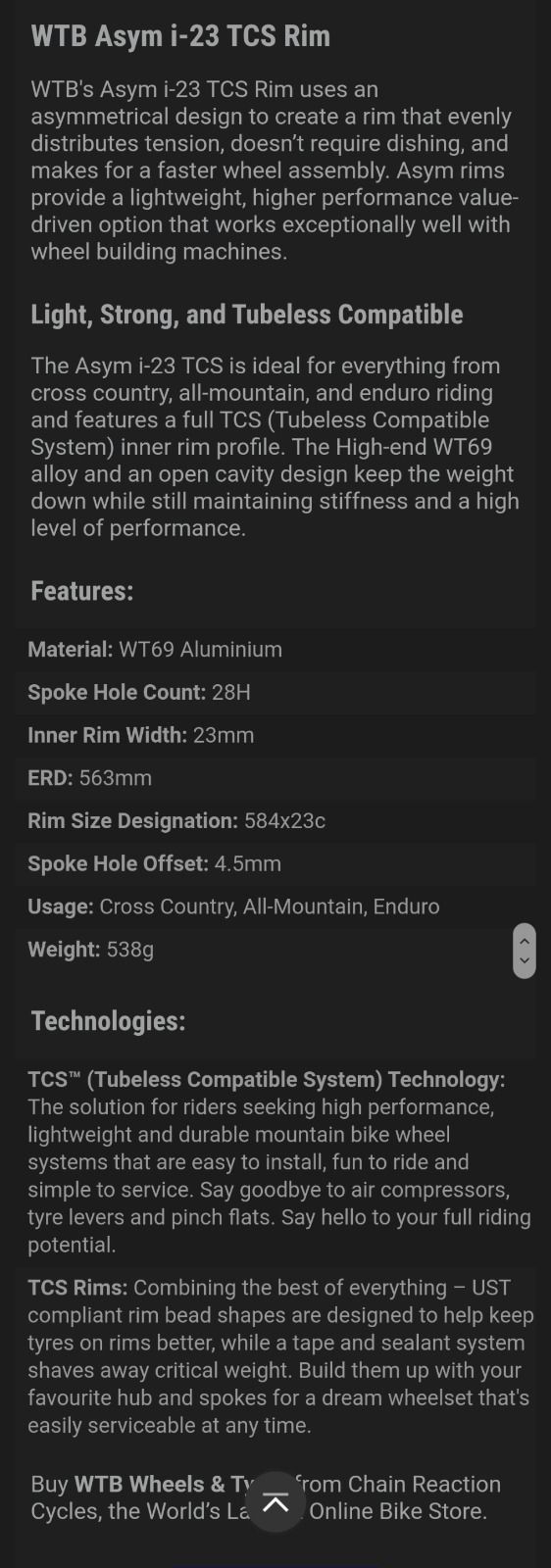 Колеса WTB, Shimano 28