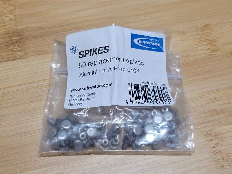 Алюминиевые шипы Schwalbe (50 штук) артикул 5508