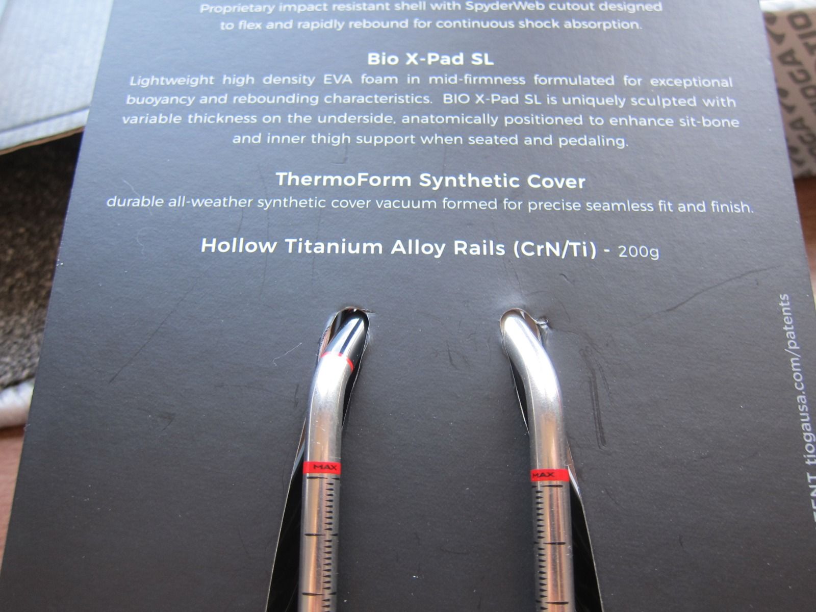 Седло Tioga Undercover Ti 155mm New