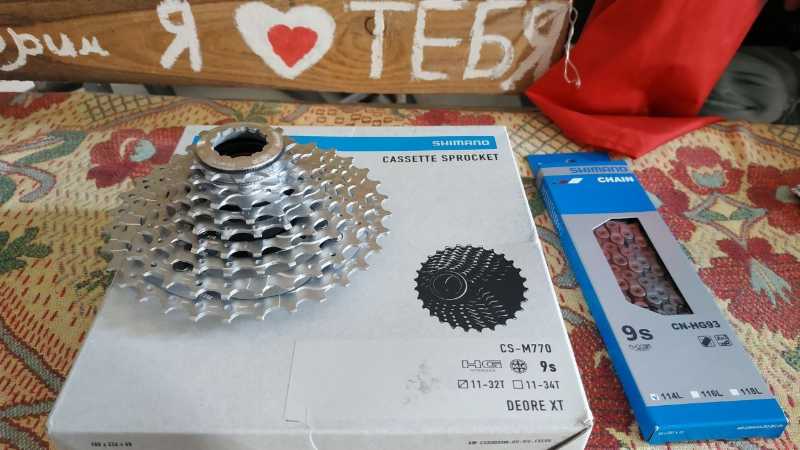shimano CS-M770 9ск. XT