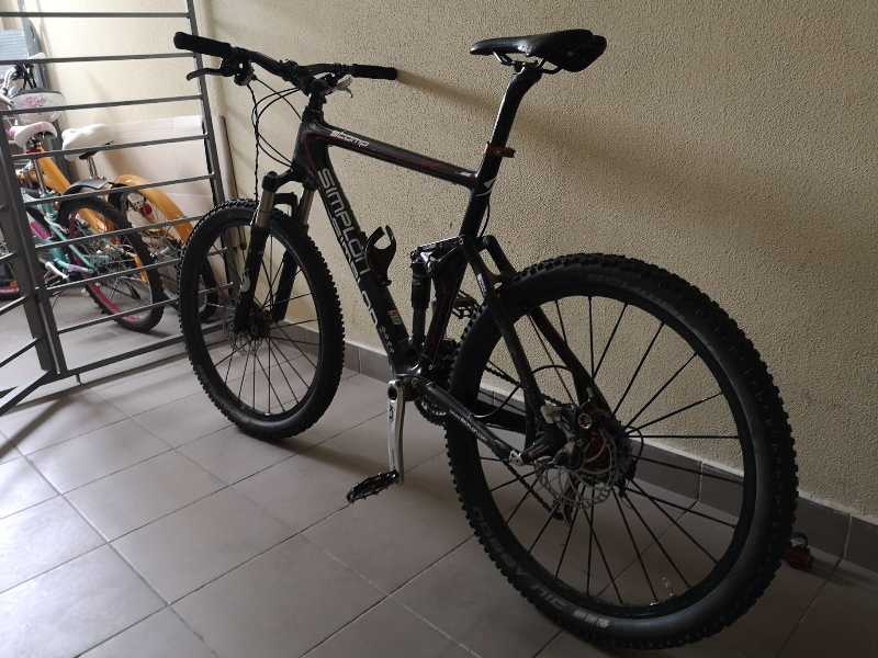 Карбоновый двухподвес Simplon corbon stomp.