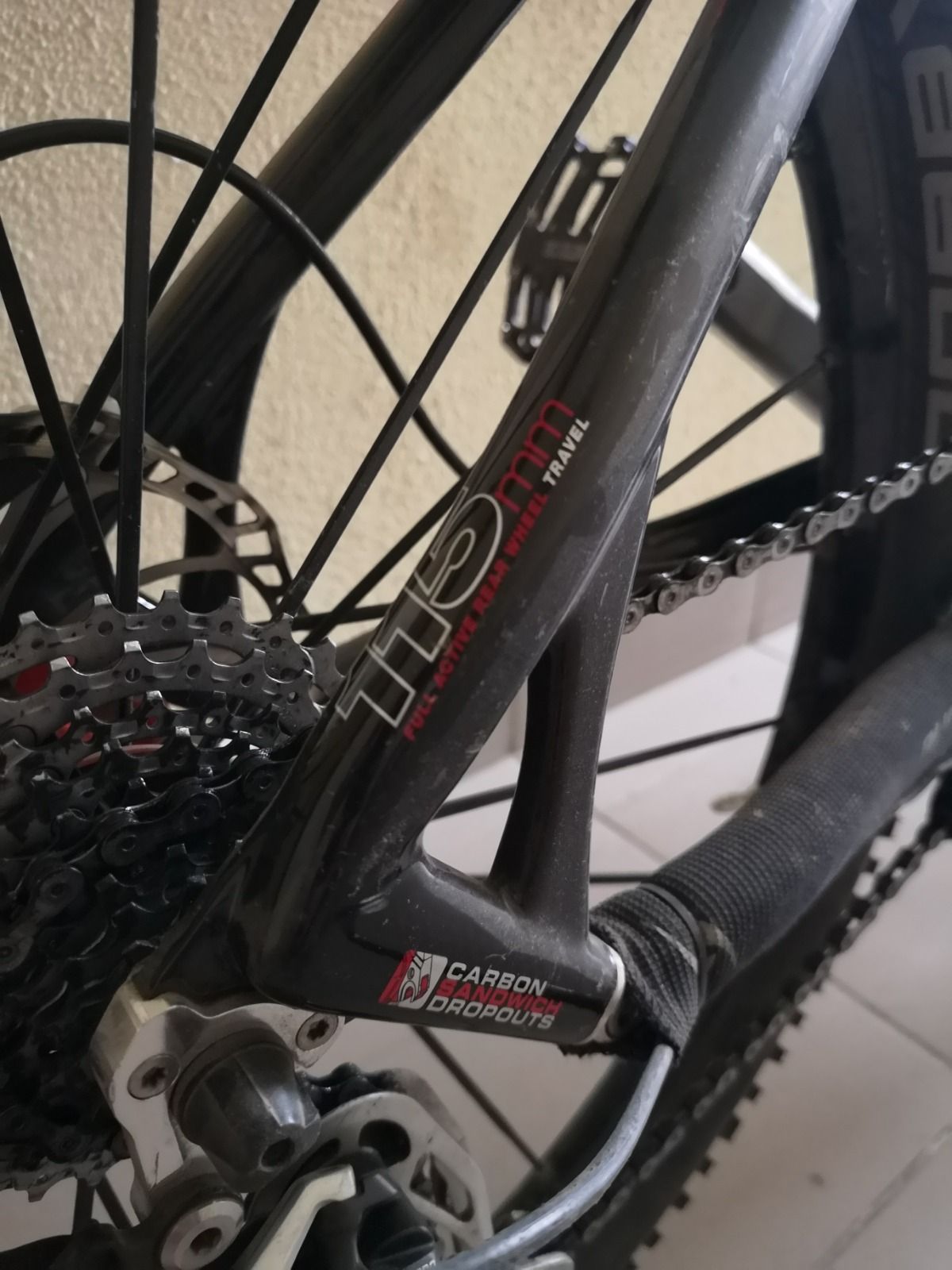 Карбоновый двухподвес Simplon corbon stomp.