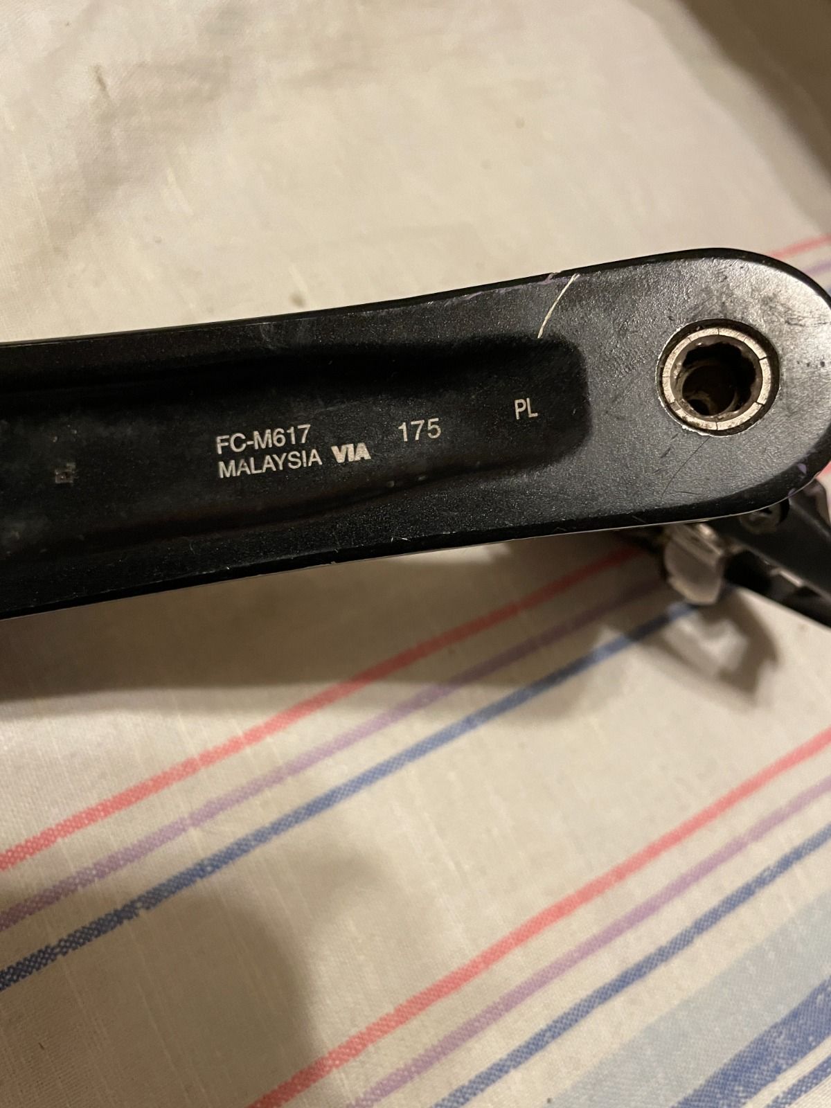 Система Shimano Deore FC-M617 (с педалями PD-M8020)
