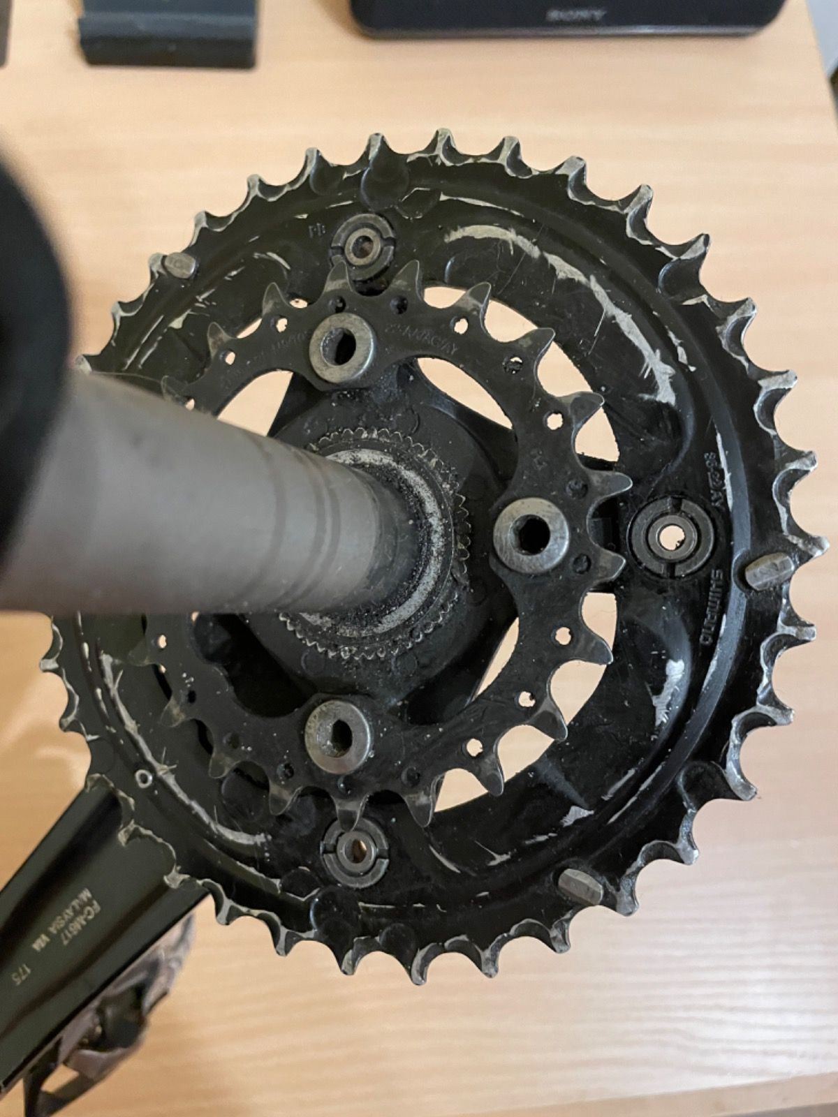 Система Shimano Deore FC-M617 (с педалями PD-M8020)