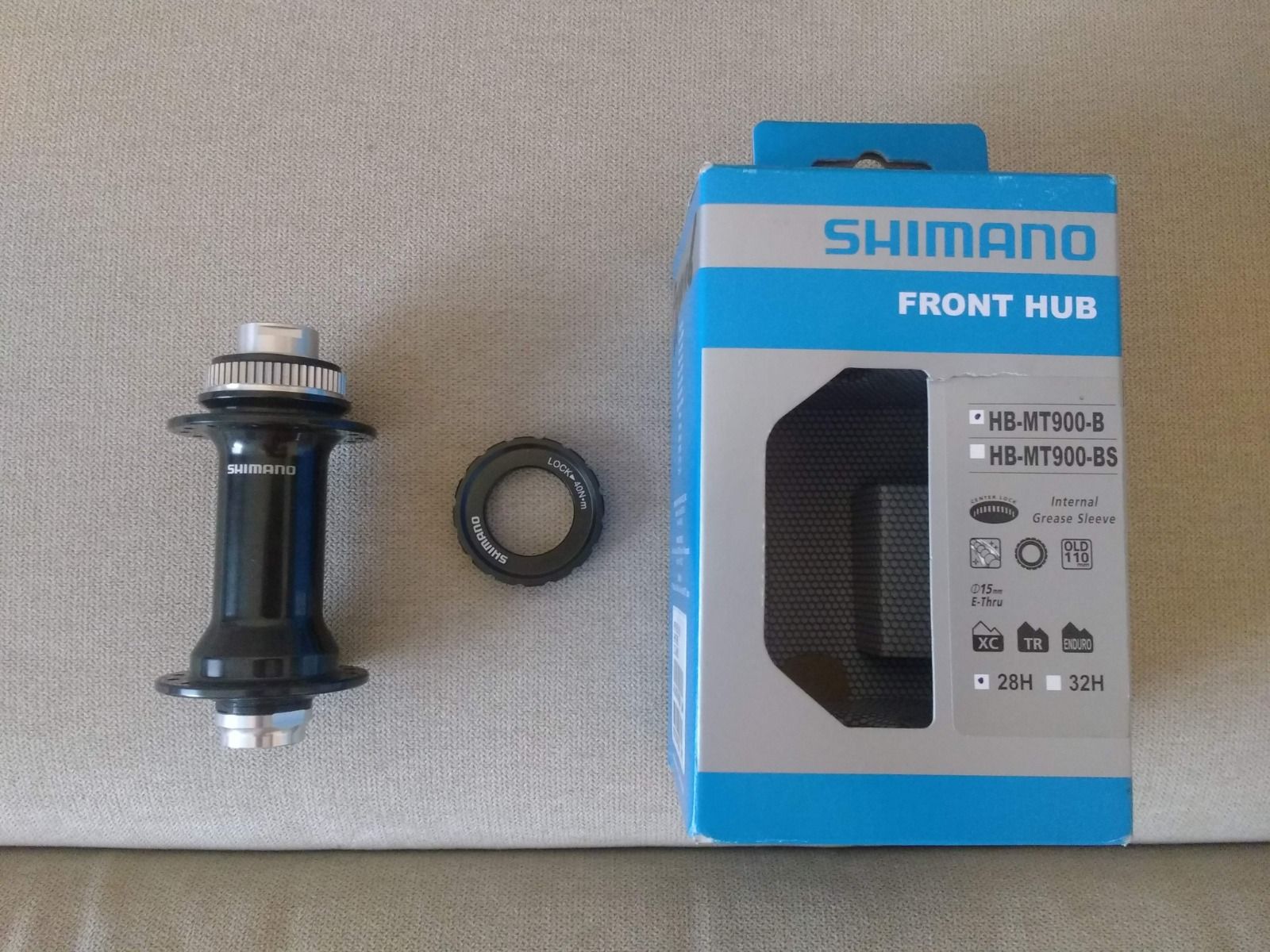 Передняя втулка Shimano XTR HB-MT900-B