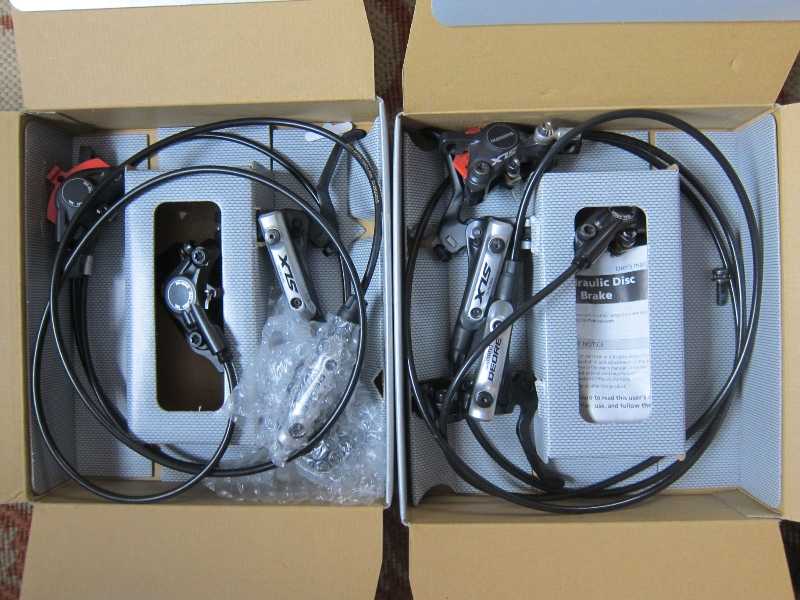 тормоза Shimano Deore 615 и  SLX675