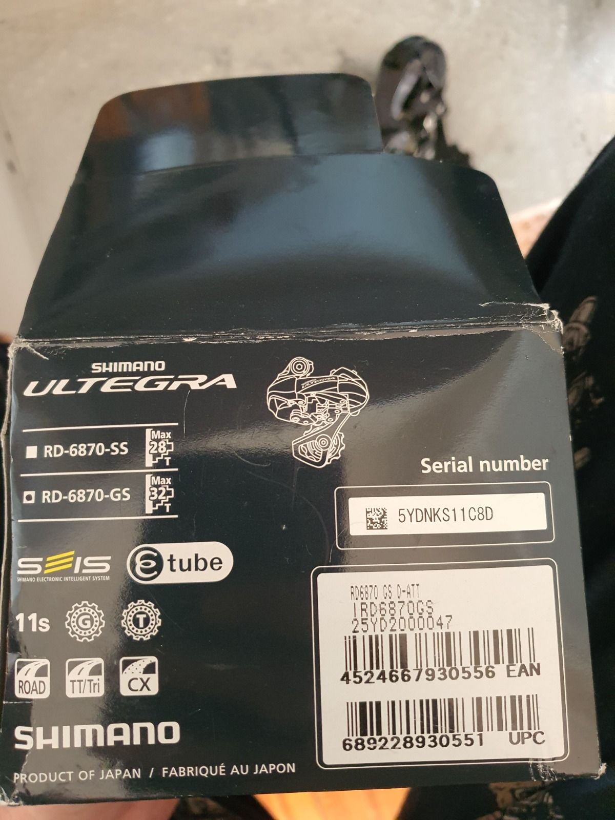 Shimano Di2 Ultegra RD-6870-SS