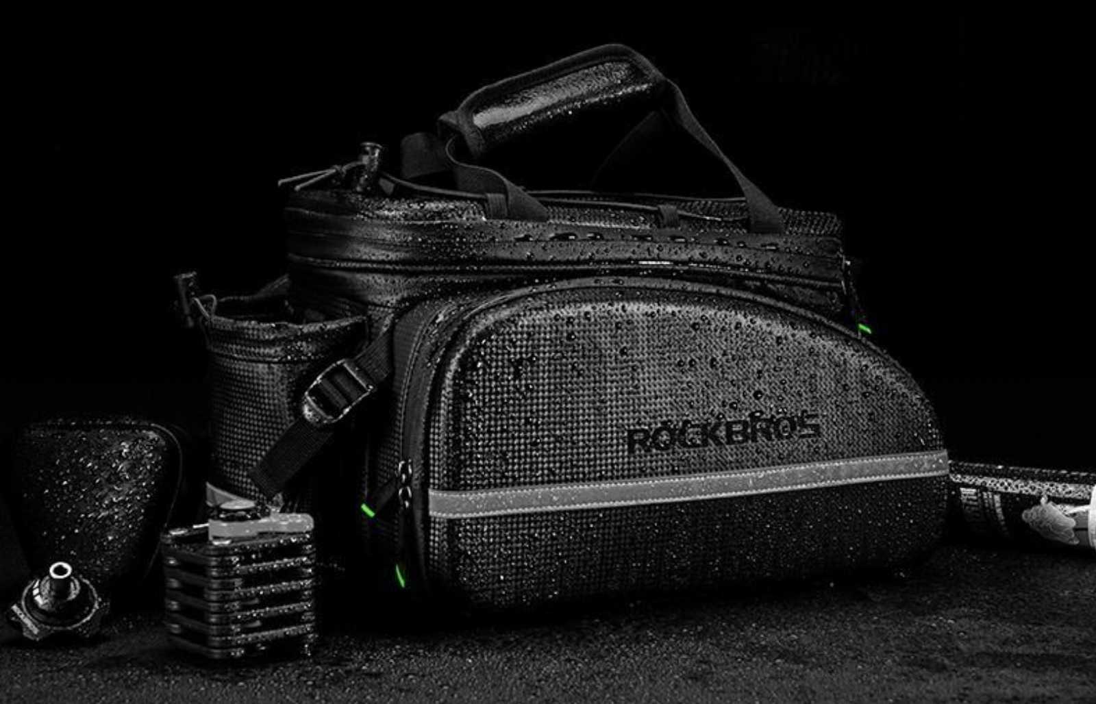 Велосумка на багажник от RockBros + велобагажник Cube RFR