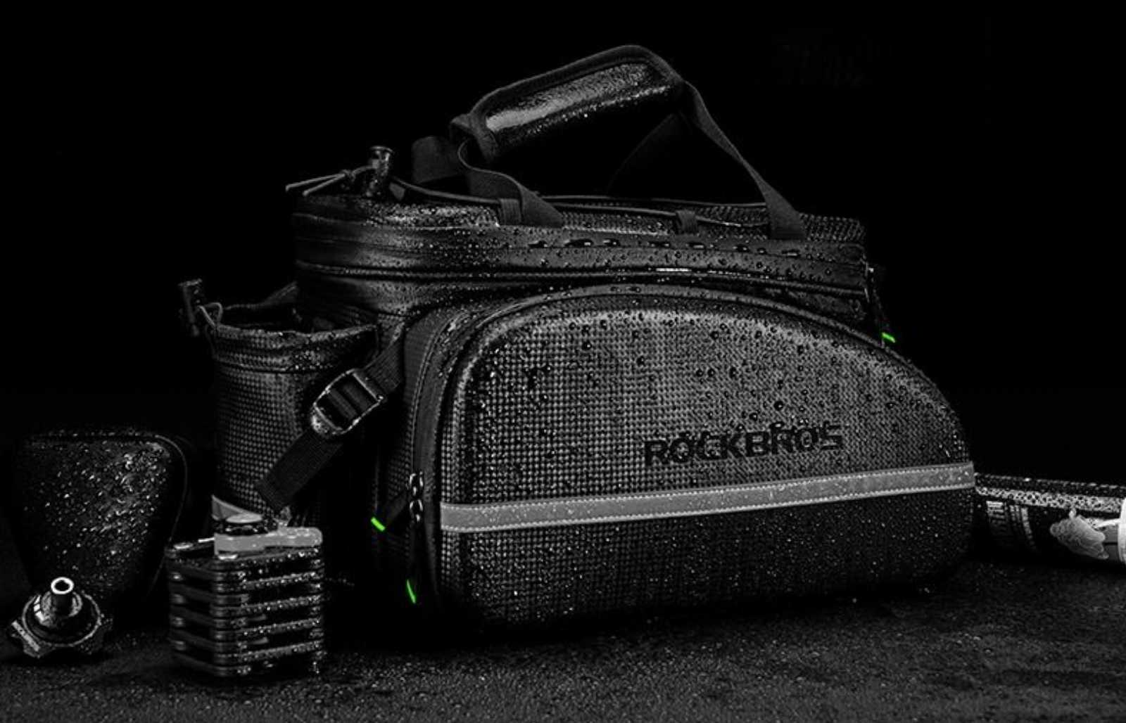 Велосумка на багажник от RockBros + велобагажник Cube RFR
