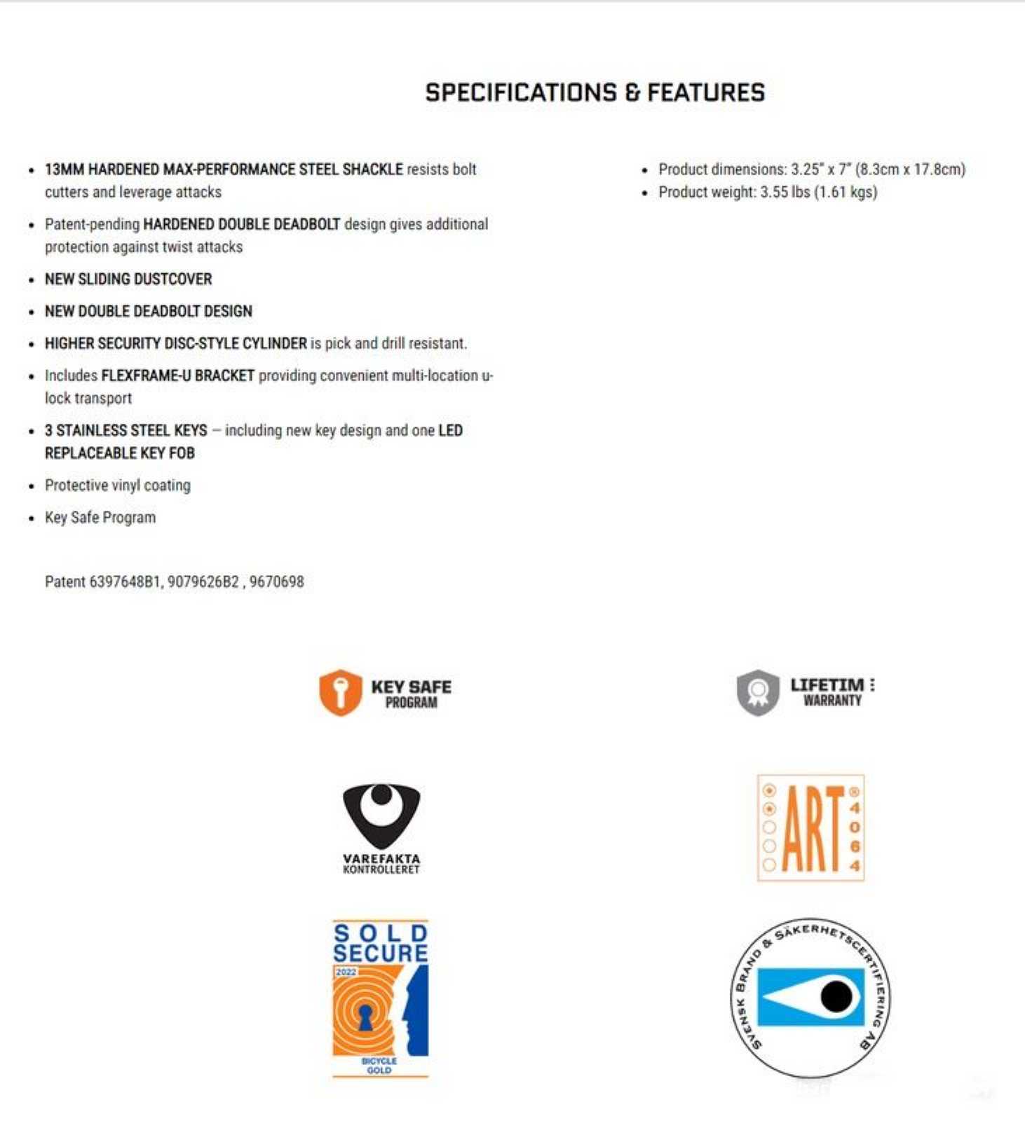 Велозамок Kryptonite U-lock Evolution Mini-7 с тросом