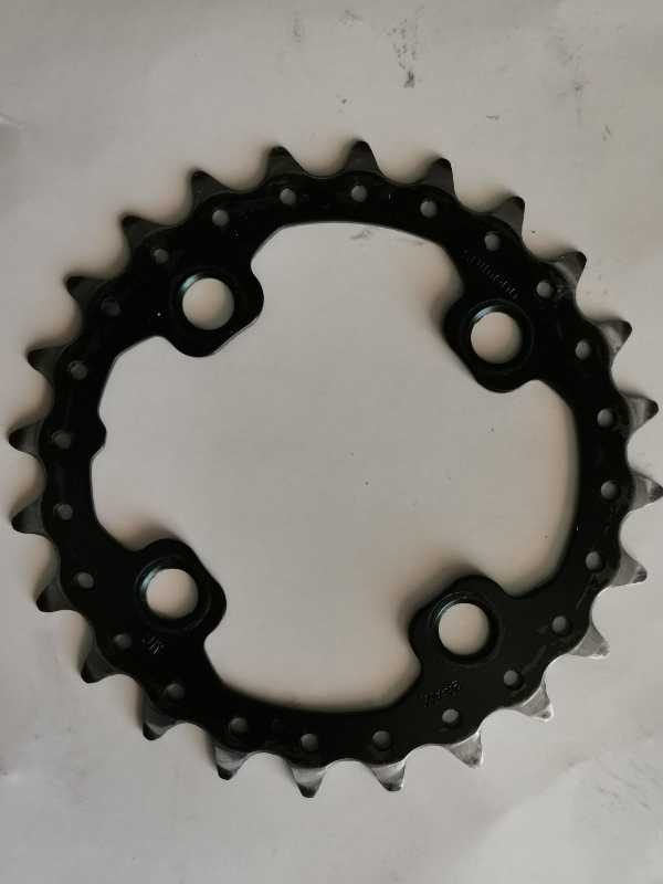 Звезда малая Shimano SLX для FC-M625, M675 2 speed chainring 24T-AM BCD64