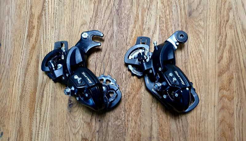 ОРИГИНАЛ. Shimano Tourney RD-Y300 на ось/ на петух