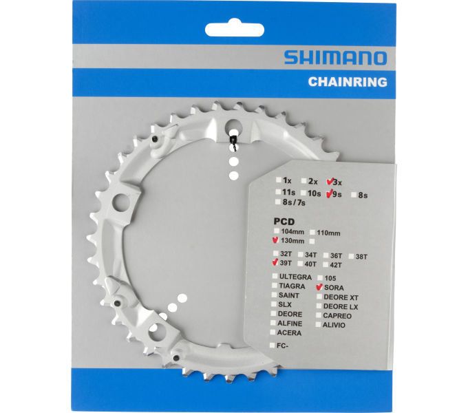 Передняя звезда Shimano Sora FC-3403 Sora 130mm 39T
