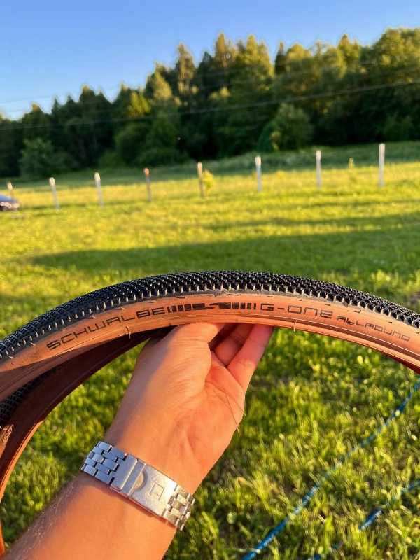 Schwalbe G-ONE ALLROUND 28x1,50 (40-622), RaceGuard, TLE, складная (Bronze Sidewall)