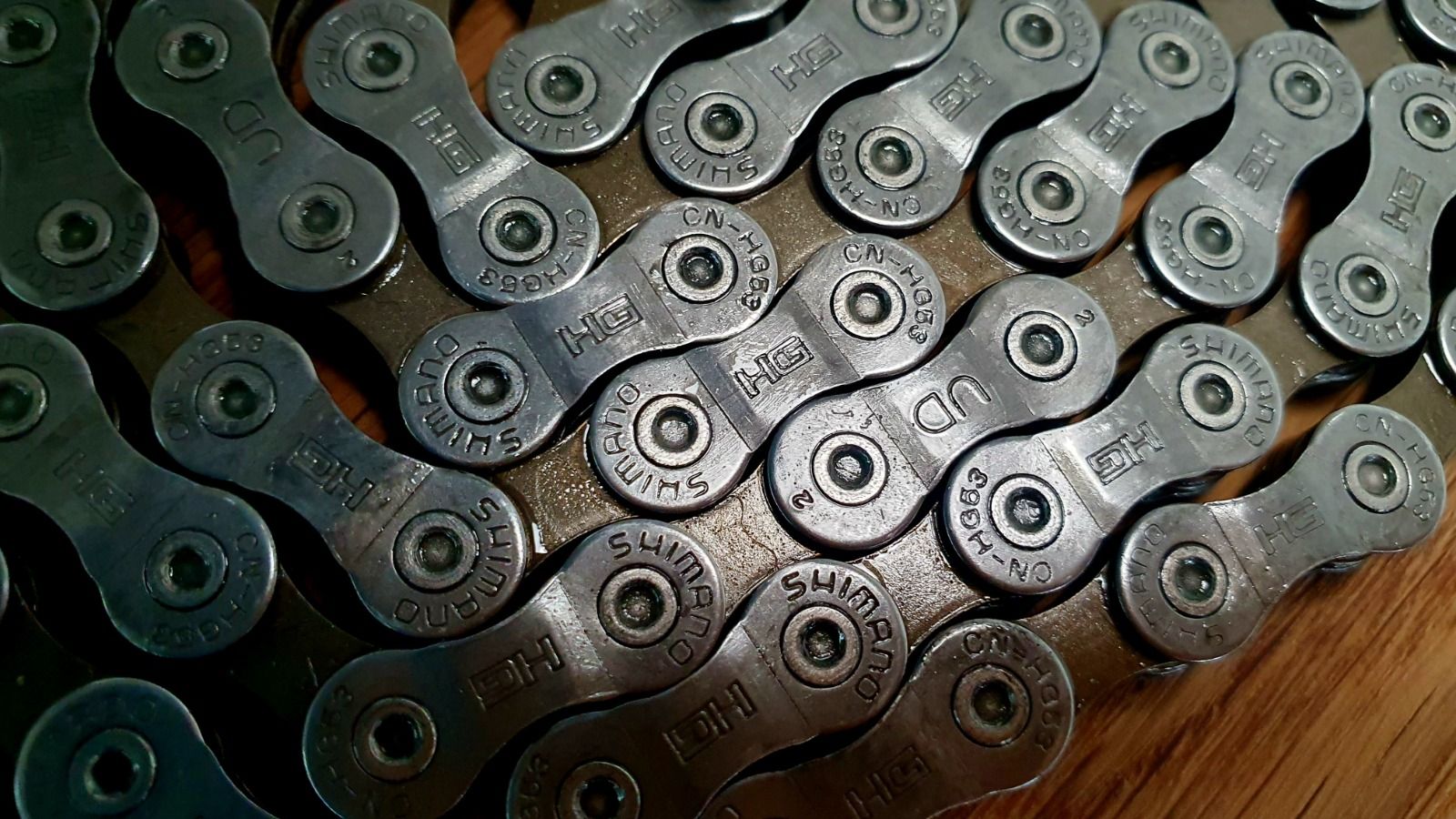 9 ск. цепь 118 звеньев Shimano CN-HG-53 DEORE