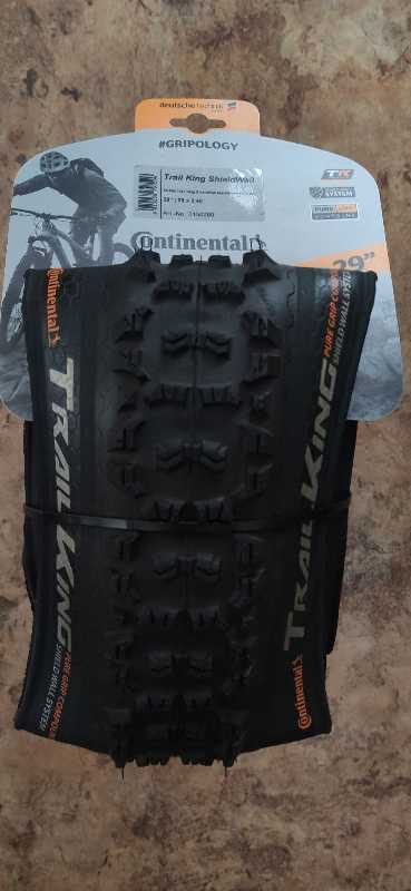 Continental Trail King 29 x 2.4 (61-622) PureGrip Compound ShieldWall System 3/180 TPI E25 TubelessReady