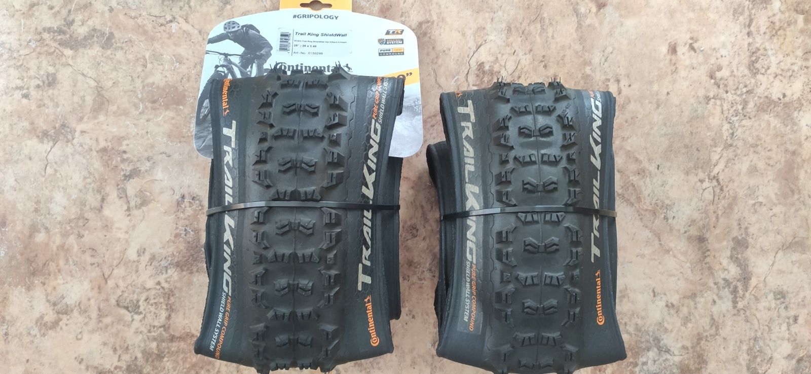 Continental Trail King 29 x 2.4 (61-622) PureGrip Compound ShieldWall System 3/180 TPI E25 TubelessReady