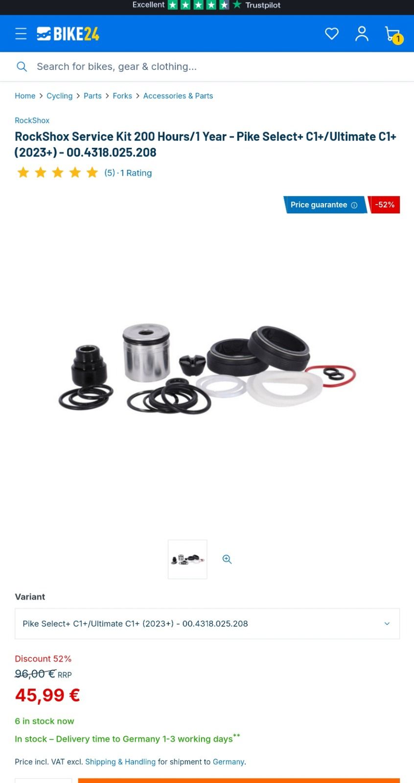 Rockshox Pike Ultimate новейший картридж Charger 3 27.5