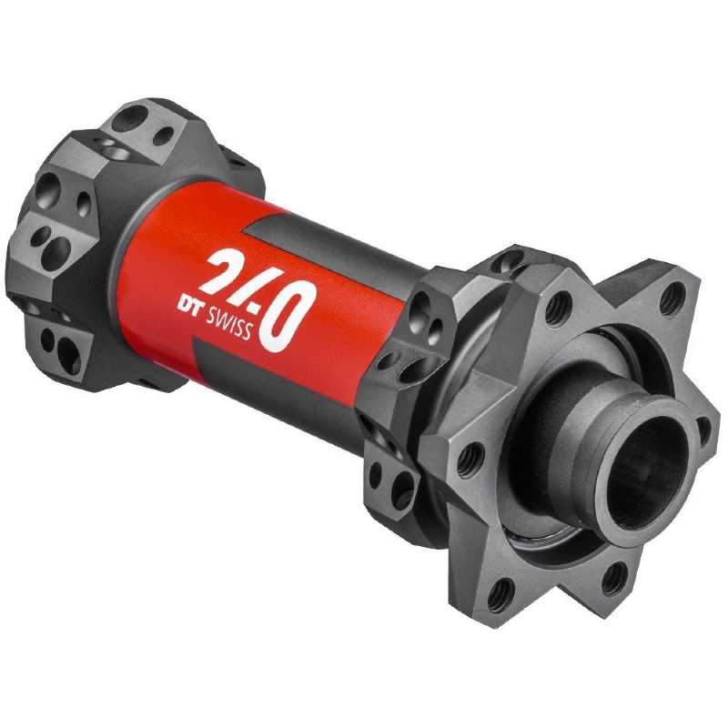 Втулка передняя DT SWISS 240 Straightpull 6B Front Hub Black 28H/15 x 110 mm