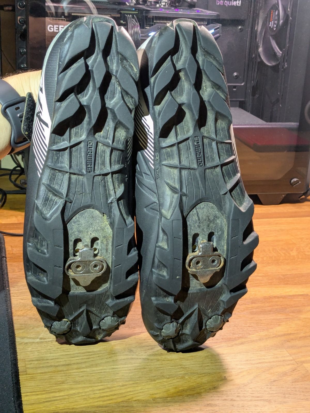 Велотуфли shimano sh-me200 (42 размер)