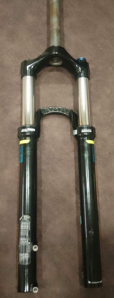Вилка Rockshox TK Silver Solo Air 100-120mm, под колеса 27.5 дюйма, эксцентрик