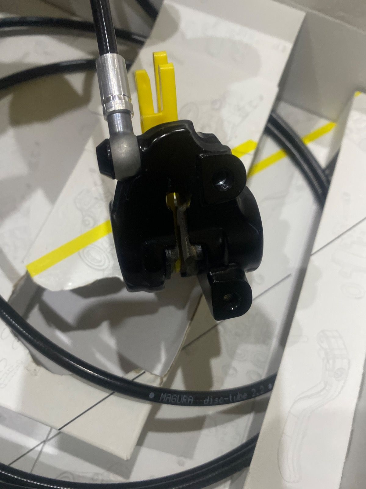 Дисковый гидравлический тормоз MAGURA MT8 SL FM Flatmount новый
