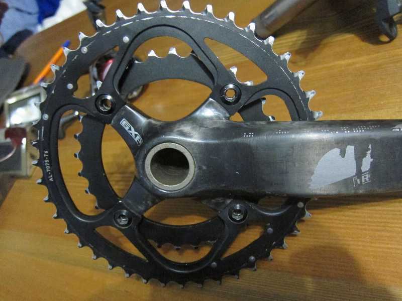 систему 3-зв. Sram/truvativ NOIR карбон GXP б/у