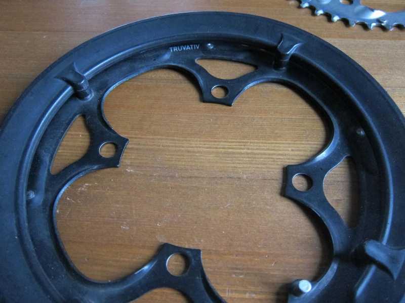 3 звезды SRAM 104BCD 48Т 44Т 38Е сталь легкое бу