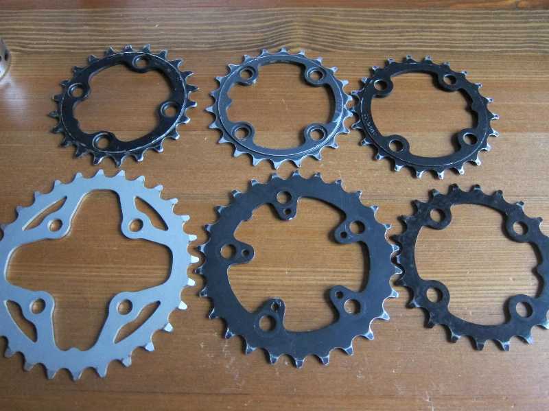 новые маленькие звезды 104/68 BCD систем SRAM SHIMANO и тд