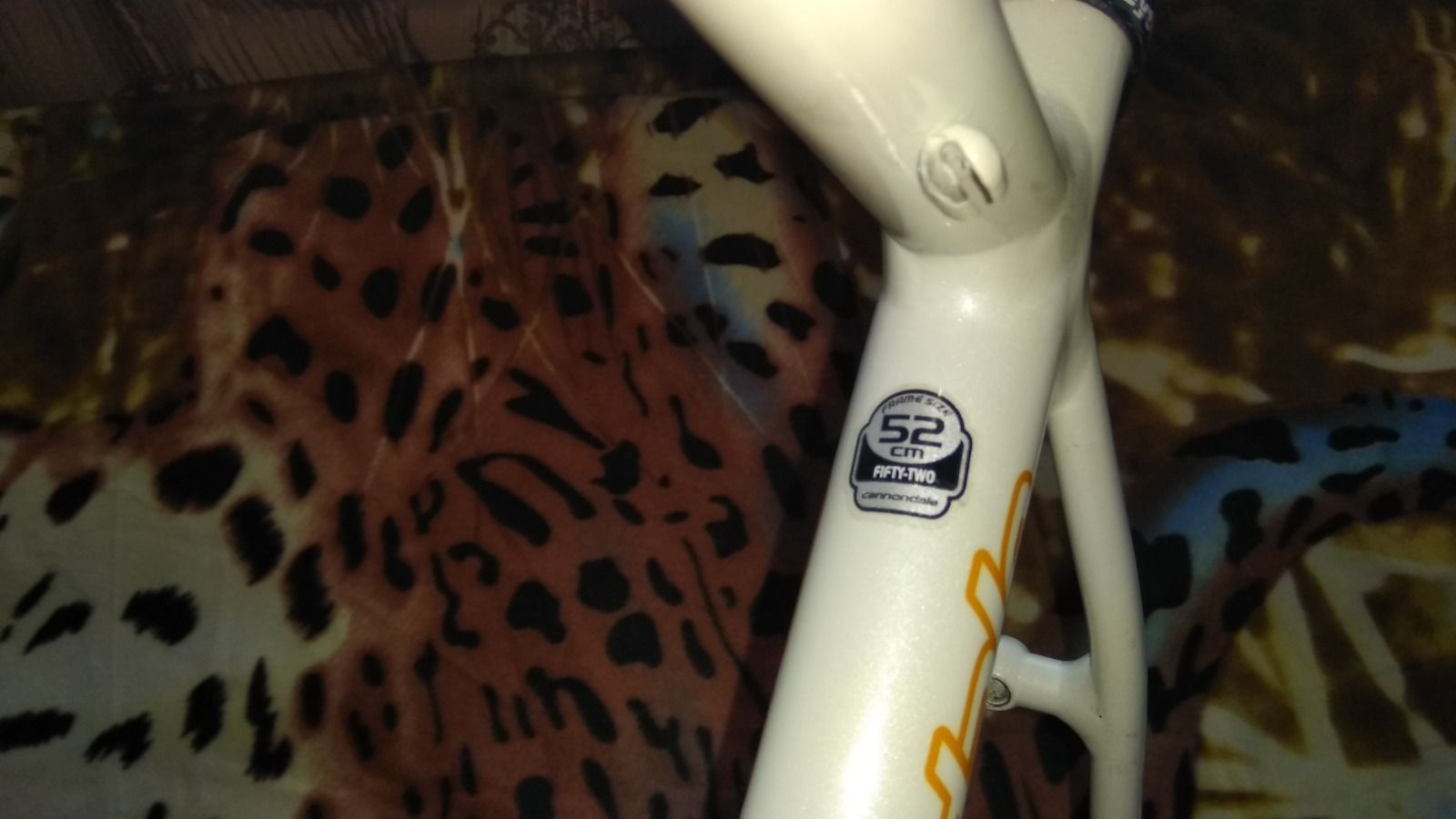 Рама (алю) + вилка (карбон) 52см Cannondale