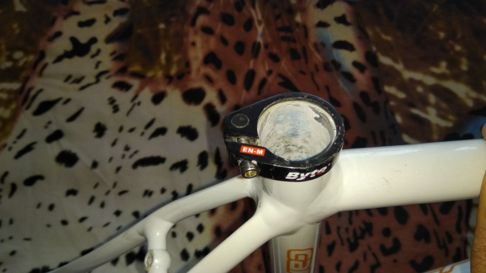 Рама (алю) + вилка (карбон) 52см Cannondale