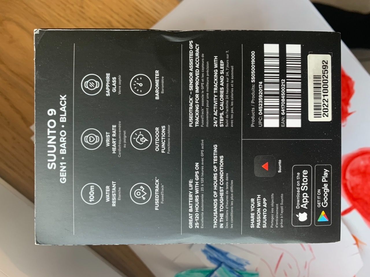 Suunto 9 Baro Black новые