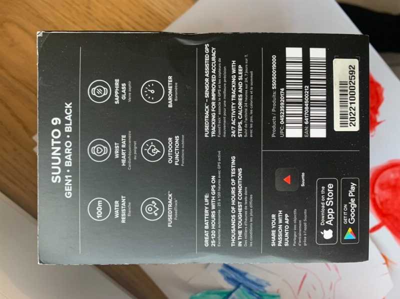 Suunto 9 Baro Black новые