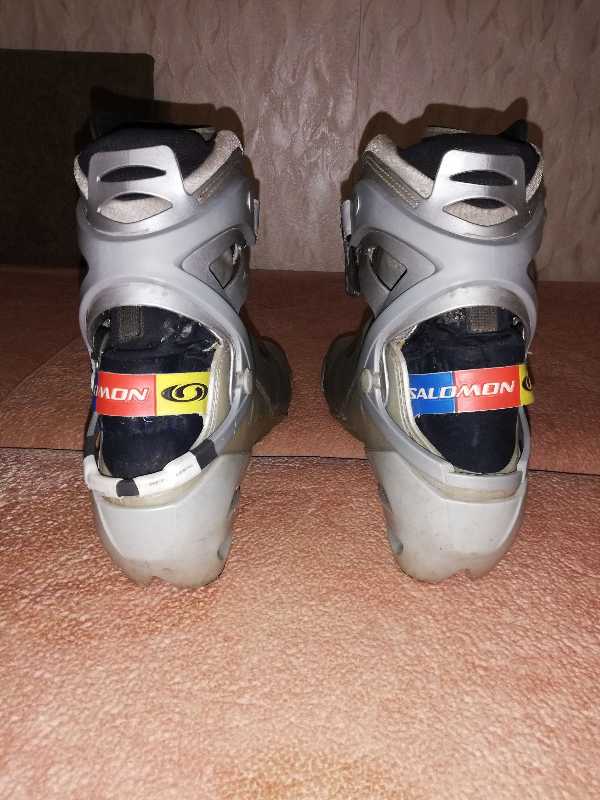 Лыжные ботинки Salomon  carbon PRO skate, р.45