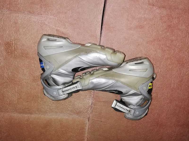 Лыжные ботинки Salomon  carbon PRO skate, р.45