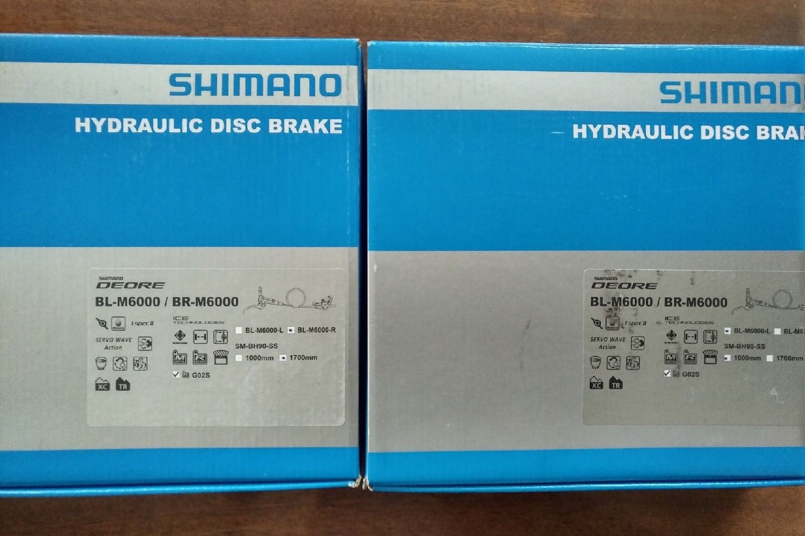 Тормоза Shimano Deore BR-M6000 с роторами