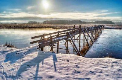 Мост пешеходный (дерев.)