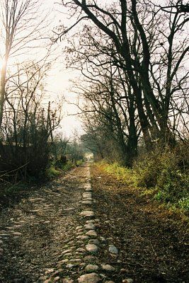 Дорога мощеная