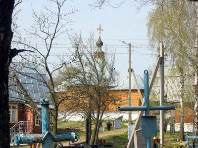 Церковь в честь Тихвинской иконы Богоматери (дерев.)