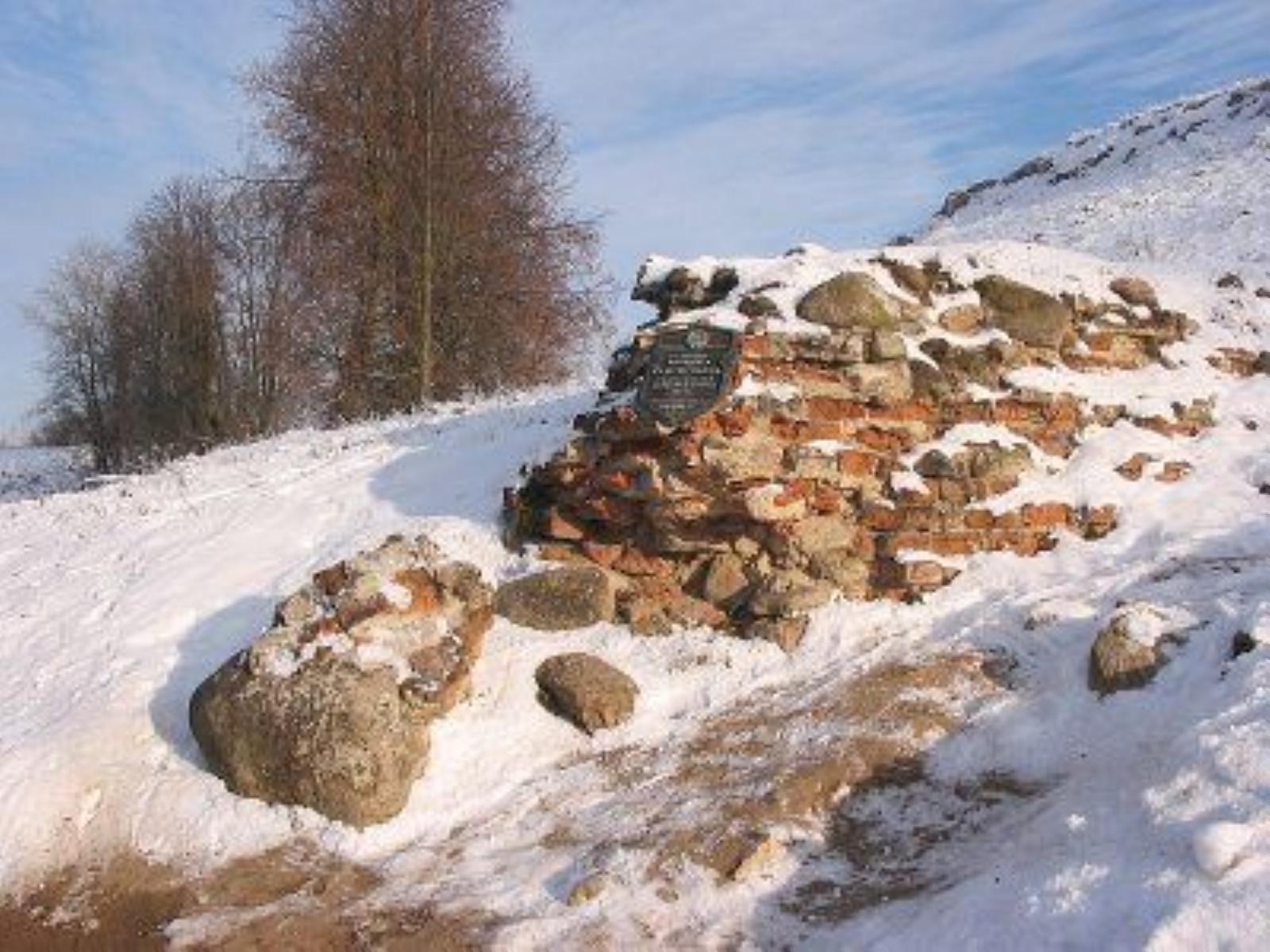 Замковые ворота /сохр. частично/ Замковые ворота /сохр. частично/