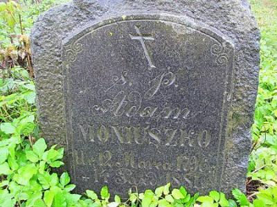 Могила ветерана 1863 г. Адама Монюшко
