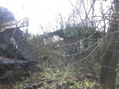 Усадебный дом (?) (дерев.; руины)